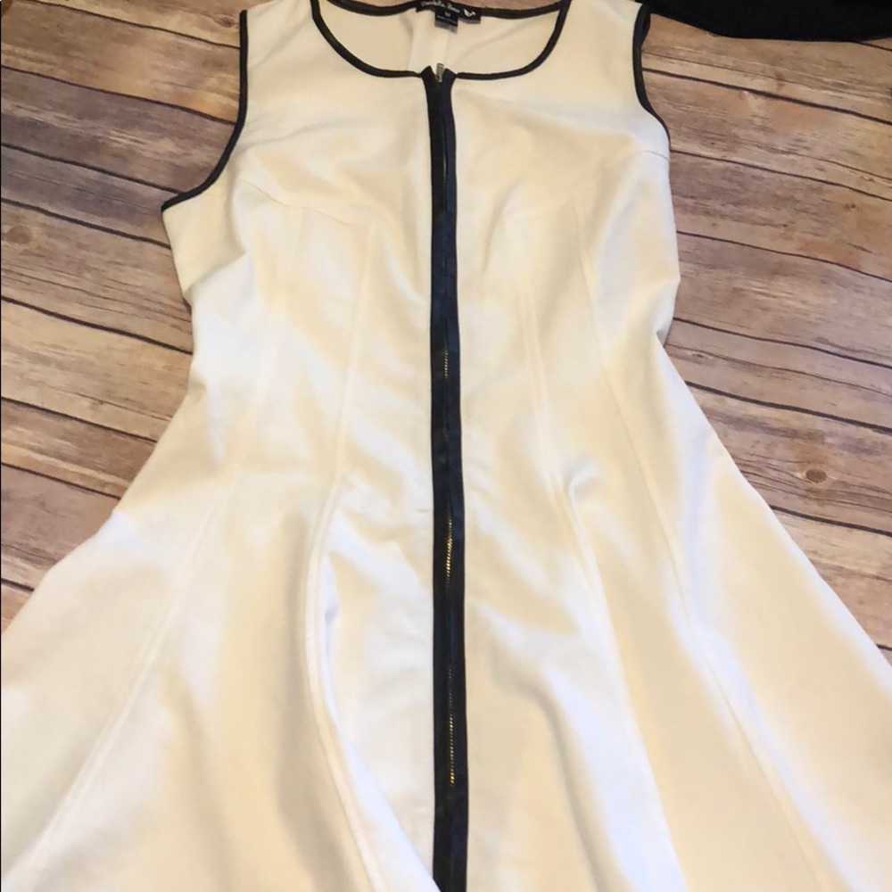 Fit and Flare Contrast Dress